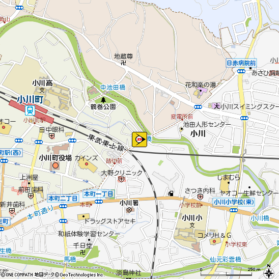 小沢モータース付近の地図